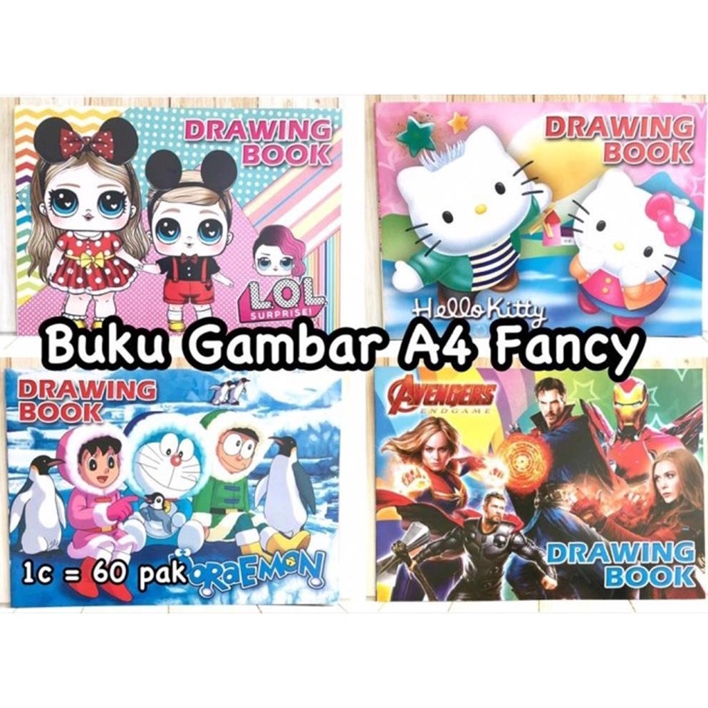 

10.10 BIG SALE FASION [PAM] (10 pcs) Buku gambar fancy A4 (1 pak isi 10 pcs)