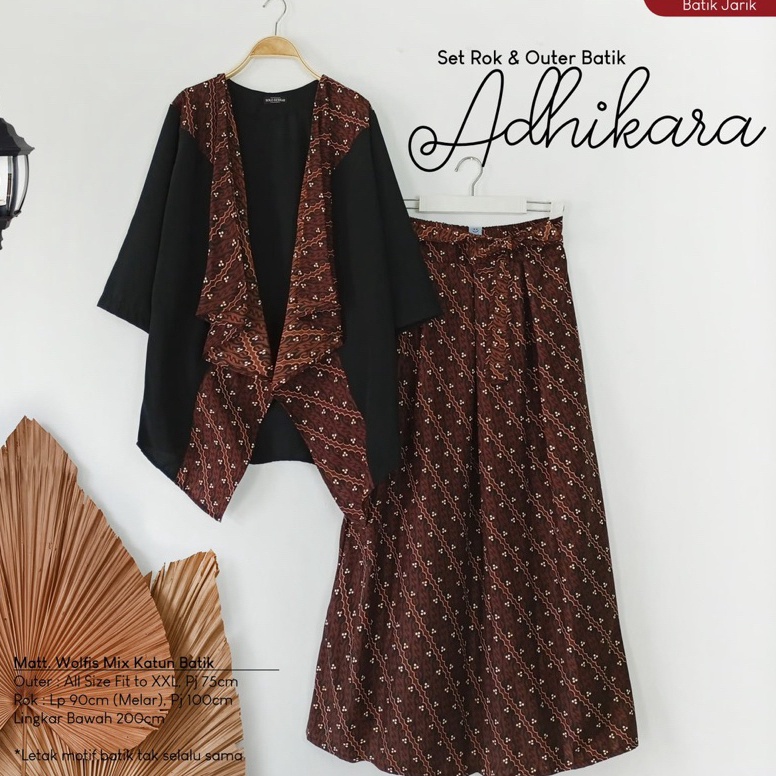 [PRODUK-9MB8W94] [ORI SVJ] SETELAN BATIK ROK OUTER BLOUSE MODEL TERBARU REMAJA ABG WANITA DEWASA BAJ
