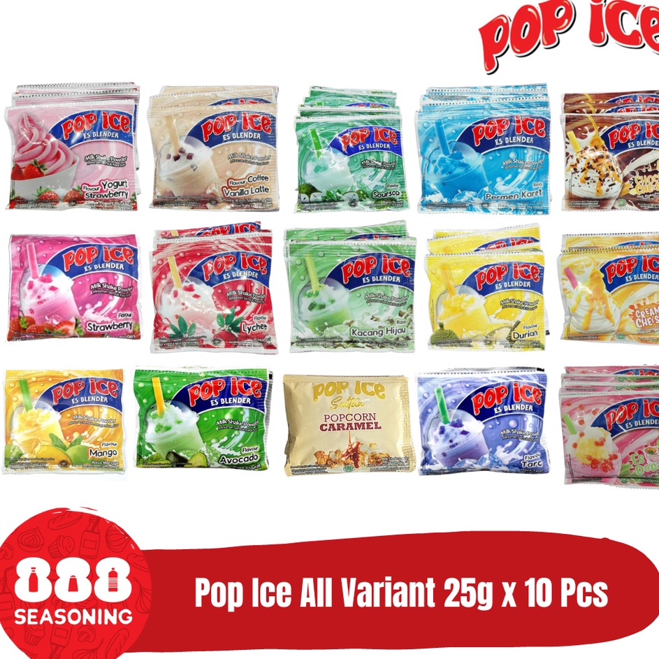 

QDVD4906 POP ICE BLENDER ALL VARIANT 25g 10 SACHET 1 RENCENG