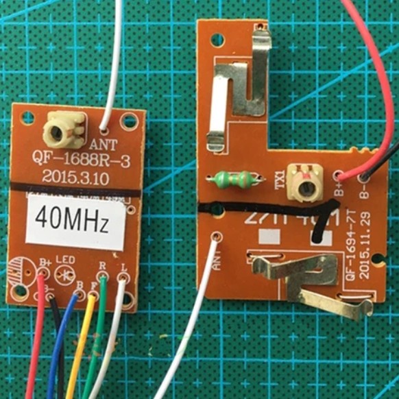 DISKON SPESIAL BOARD RC MINI RX TX 40MHZ TERLARIS