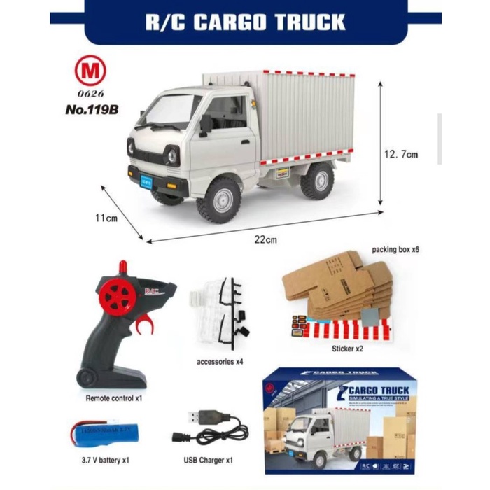 FLASH SALE MAINAN REMOTE CONTROL CARRY RETRO JADUL MOBIL RC CARGO TRUCK TERMURAH