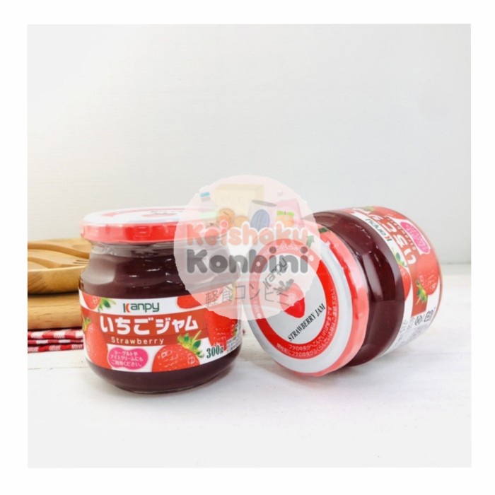 

kanpy strawberry jam 300g selai roti strawberry