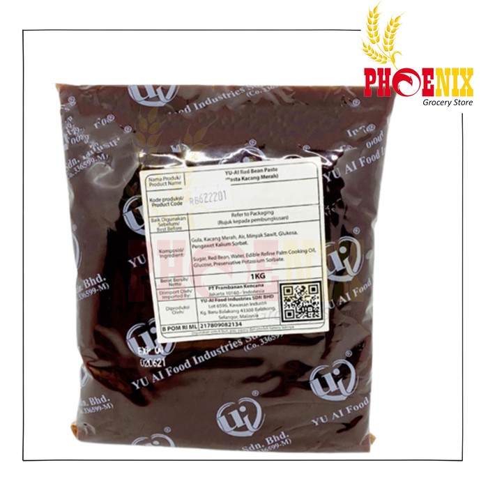 

Yu ai red bean paste 1 KG