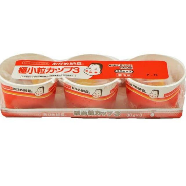 

:>:>:>:>] Okame Natto Goku Kotsubu Cup /fermented soybean(3 x 33.7 gr)