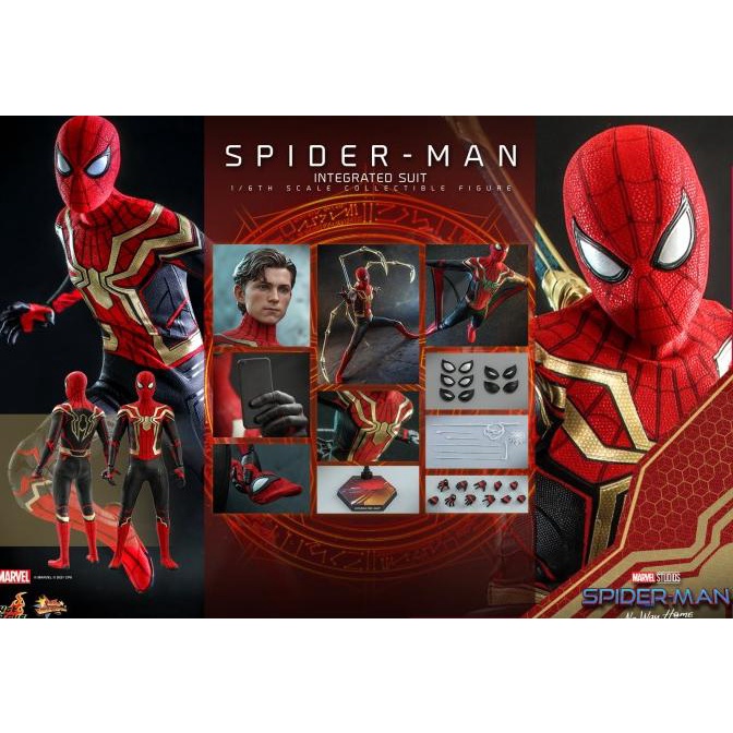 Hot Toys Spiderman Integrated Suit No Way Home Reguler MMS 623