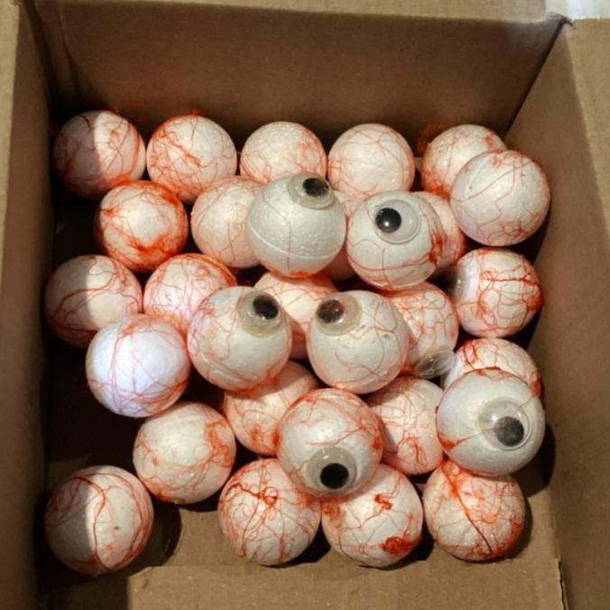 >>>>>] Bola mata palsu mainan dekorasi halloween