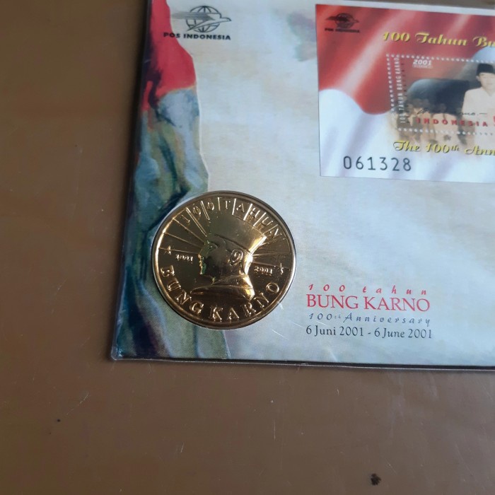 

Bestseller Prangko + Coin Peringatan Bung Karno 100 Thn