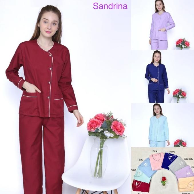 Baju seragam suster (lengan panjang)/ baju baby sitter/ seragam nanny
