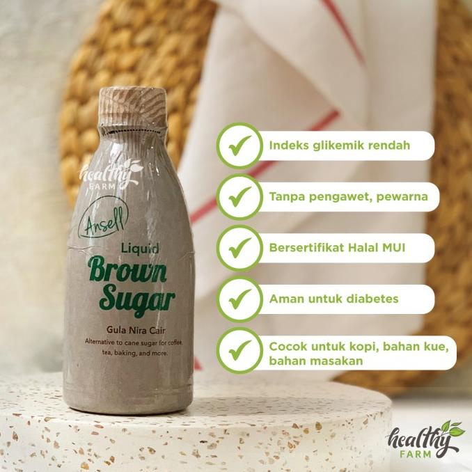 

Ansell Gula Kelapa Cair / Liquid Brown Sugar /Gula Merah Cair 1L/1.4kg
