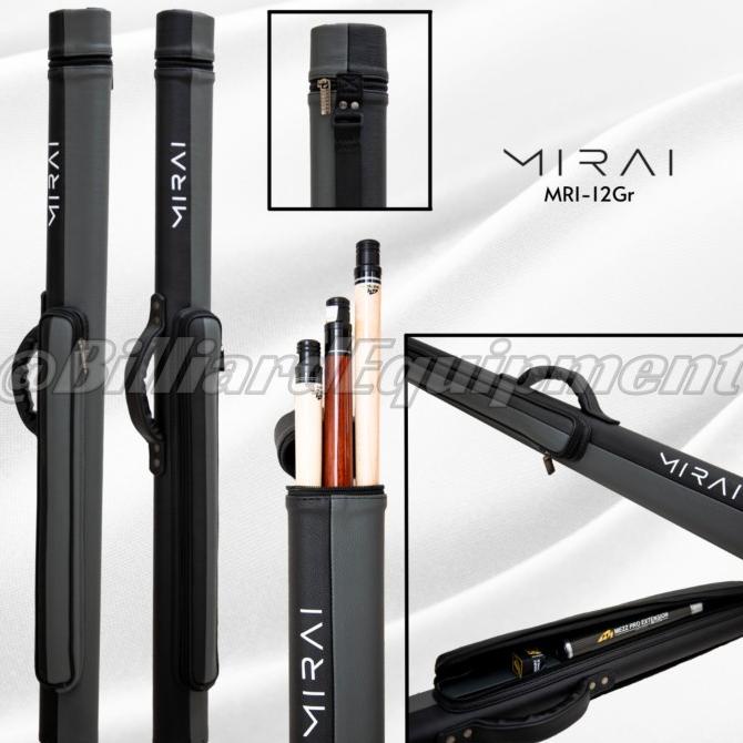 Mirai 1x2 - Grey | Tas Billiard | Cue Case Billiard