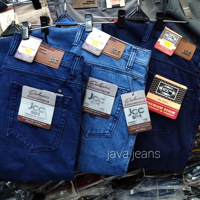 CELANA JEANS PRIA JCC BIRU STANDAR BIRU , JCC "original"