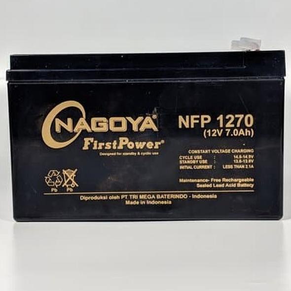 Aki Baterai Mobil Mobilan Anak Sepeda Listrik Vrla 12V 7Ah Nagoya