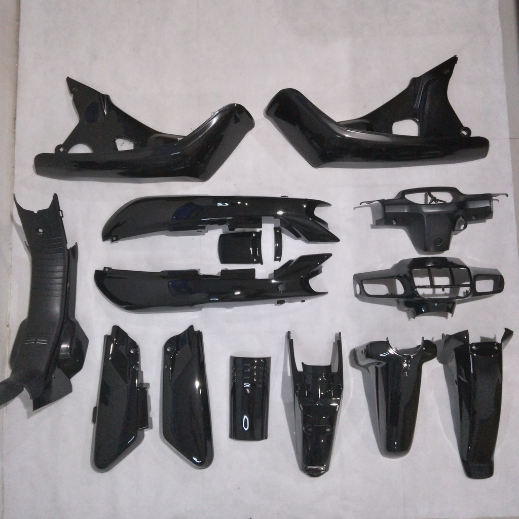 WIN - Full Body Astrea Grand Sabit Bulus Legenda Impressa Hitam | complete set bodi kasar halus moto