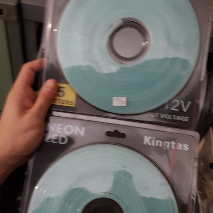 kingtas neon flex dc12v dc 12v 5meter ice blue ip68 waterproof tokolaris1629