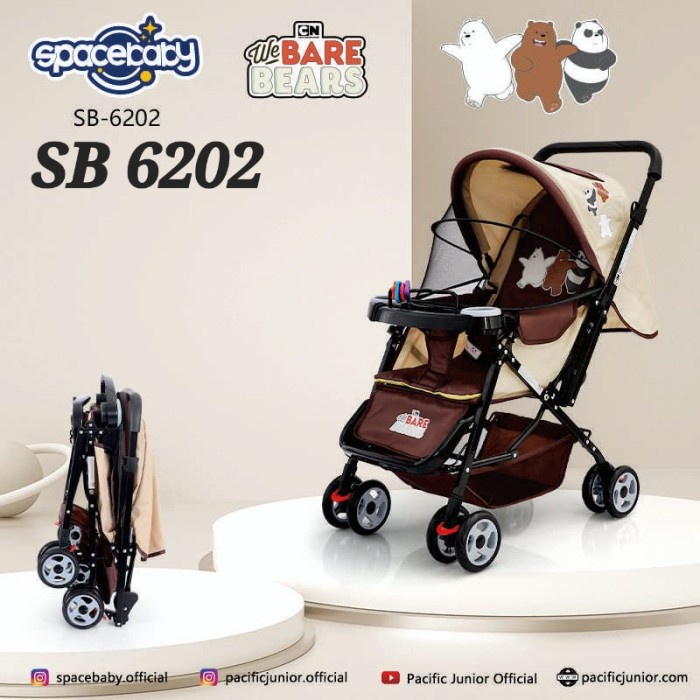 Stroller Spacebaby Sb 6202 Berkualitas