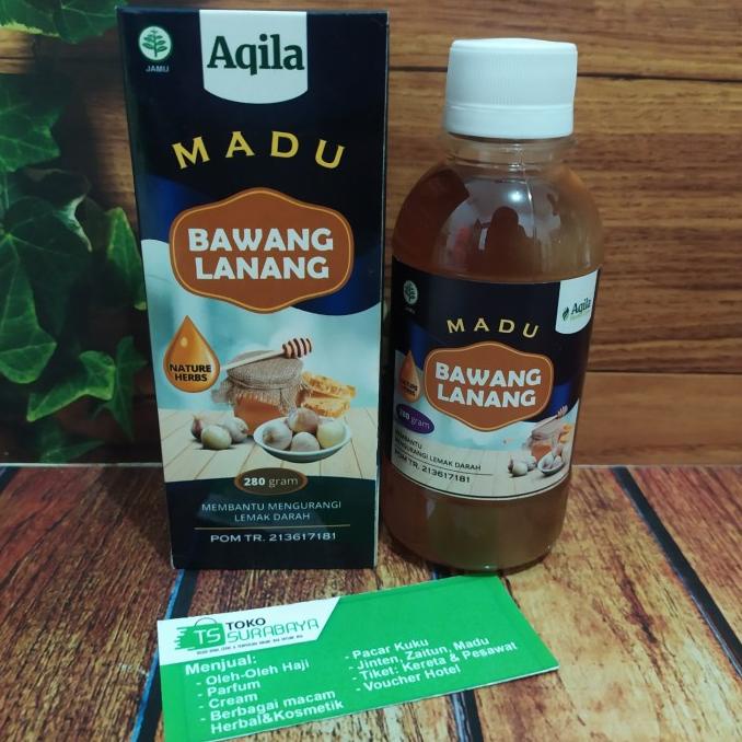 

] Madu Murni Bawang Lanang Tunggal Aqila 280gr Asli BPOM