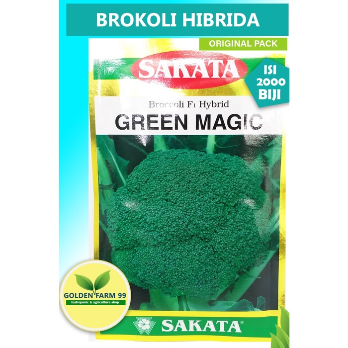 Benih Brokoli Hibrida F1 Green Magic Sakata Seed - ORI