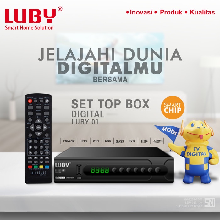 Luby Set Top Box Luby Dvb-T2-01 Berkualitas