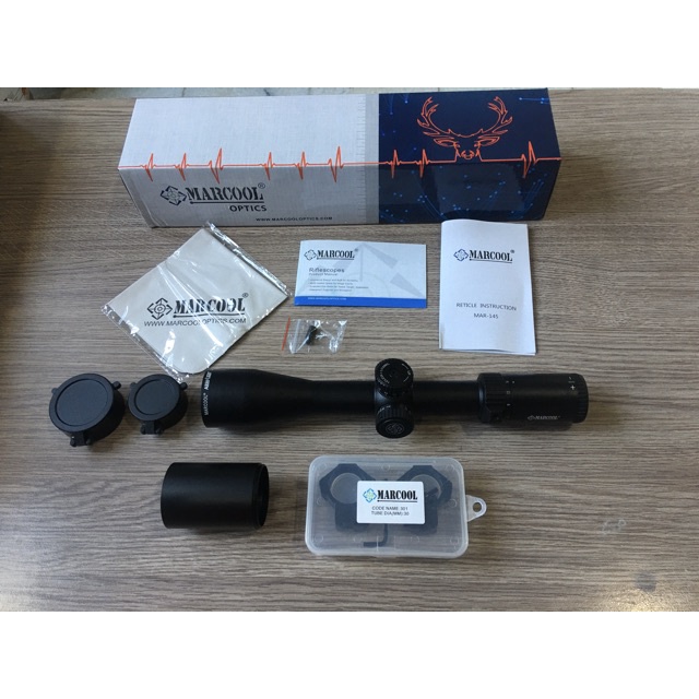 Teleskop Marcool Terbaru 2020 4-16X44 Sf Hk Reticle Mounting Double Baut Tutup Flip