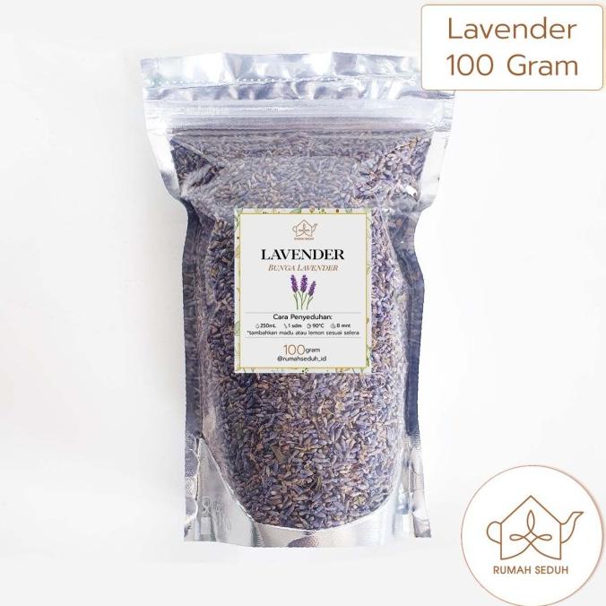 

100gr Lavender Buds - Teh Bunga Lavender - Lavender Tea