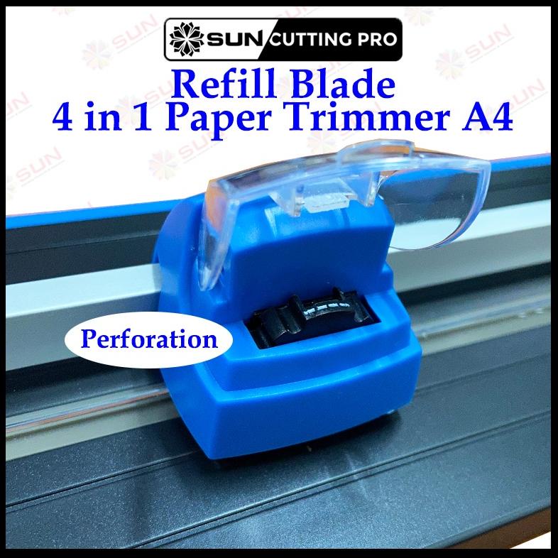 

ERA027 Alat Potong Kertas 4 in 1 A4/A3 Vertikal 30 cm - SUN Cutting Pro CP-MT401A4 Paper Cutter Trimmer Multifungsi A5/A4/A3 untuk Potong / Garis Lipat Perforation / Putus putus Creasing / Potong Gelombang Wave +++