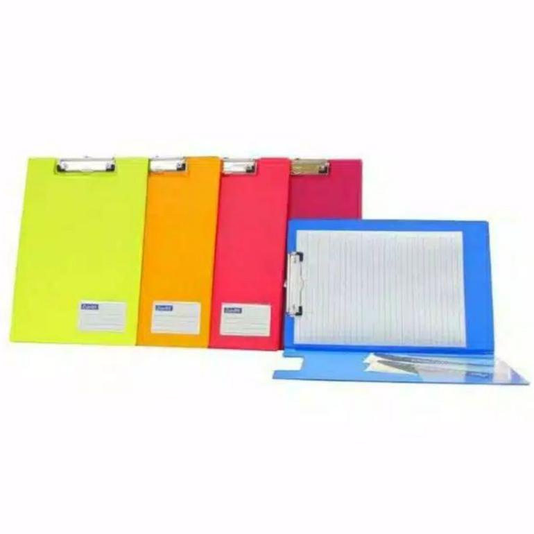 

ERA195 Clipboard With Cover Folio BANTEX/Papan Jalan Dada Ujian/Alas Tulis +