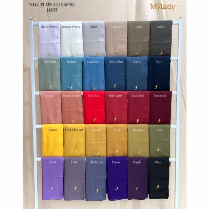 Sale [3]HIJAB JILBAB MY LADY POLOS JAHIT TEPI Termurah