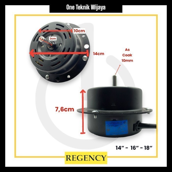 Dinamo Kipas Angin Regency 14" 16" 18" 20"