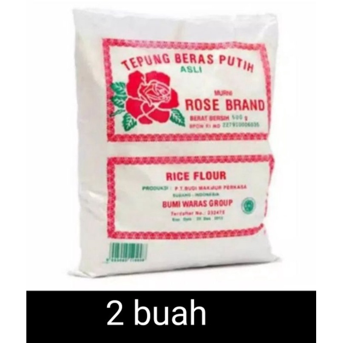 

Tepung Beras Rose Brand 500 gr 2 buah