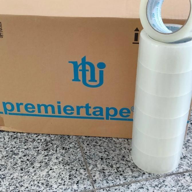 

*:*:*:*:*] Lakban PREMIER TAPE Isolasi Plakban 48mm 100 Yard Nachi Selotip Murah