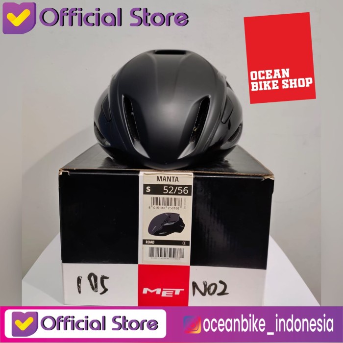 HELM SEPEDA HELMET ORIGINAL MET MANTA