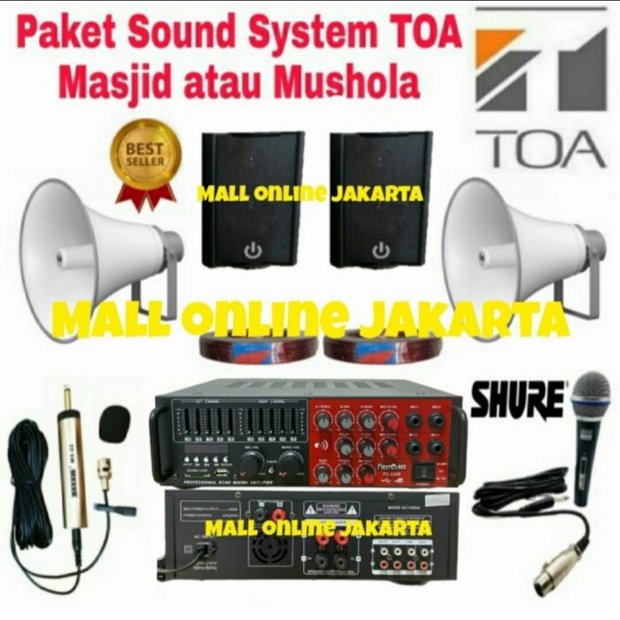 Paket Toa Masjid Paketan Sound System Toa Corong