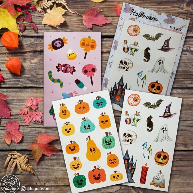 

Termantab] Stiker / Sticker Deco Aesthetic Journal Scrapbook Halloween 012