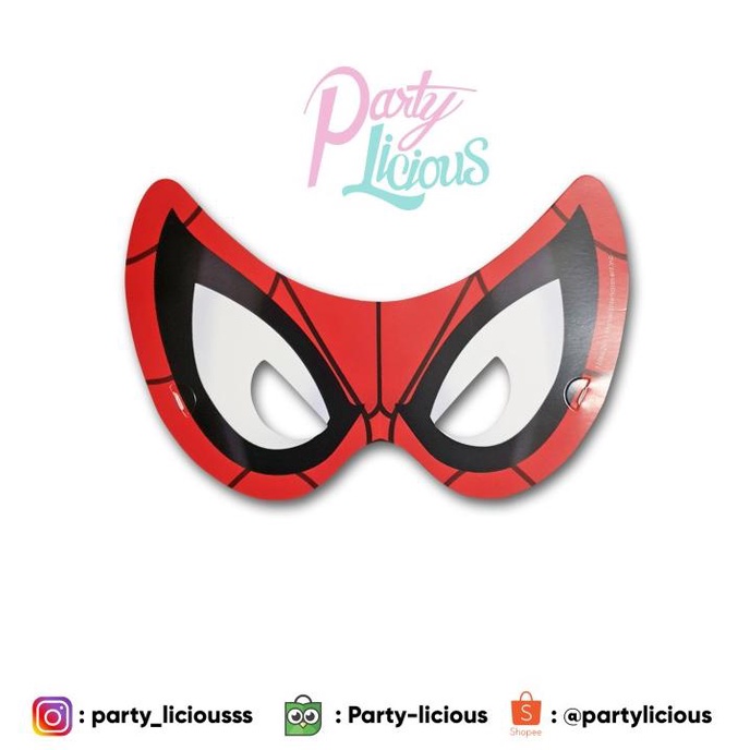 }}}}}}] Topeng kacamata pesta Spiderman