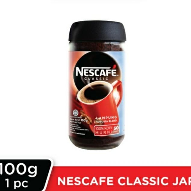 

~~~~~] Nescafe Classic Kopi INstan/Kopi Hitam 100gr Jar