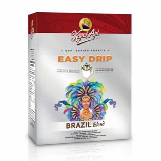 

{{{{{{] Kapal Api Brazil Blend Easy Drip Coffee Box (Isi 5 sachet)