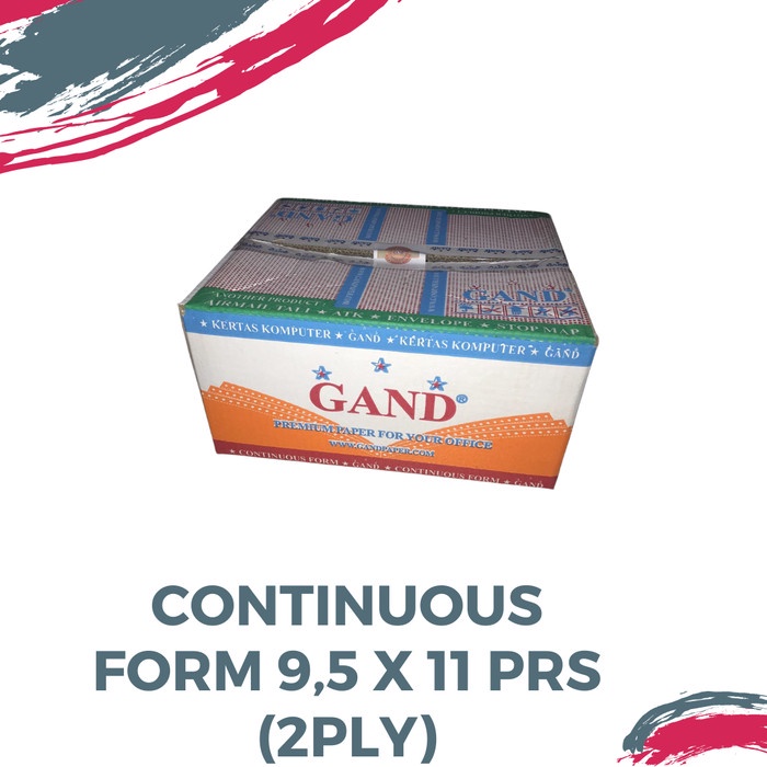 

Gand Continuous Form 2 Ply PRS JUAL