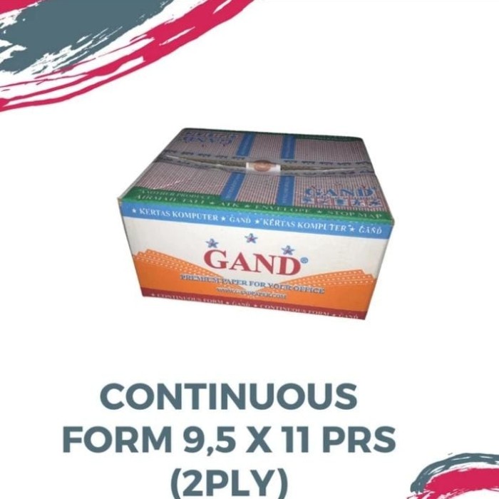 

continuous form 2 ply JUAL