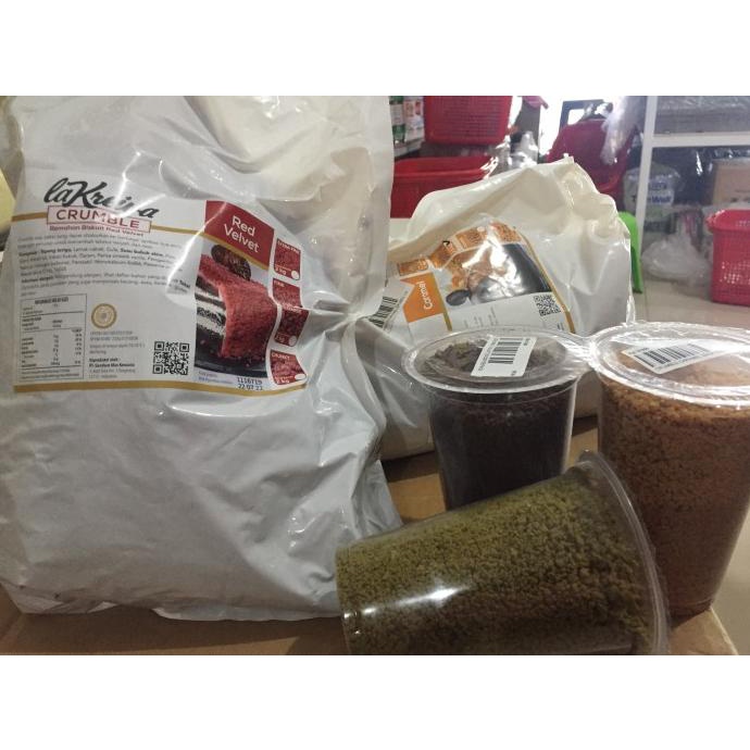 

~@~@~@~@] Repack crumble green tea red velvet oroginal caramel coklat