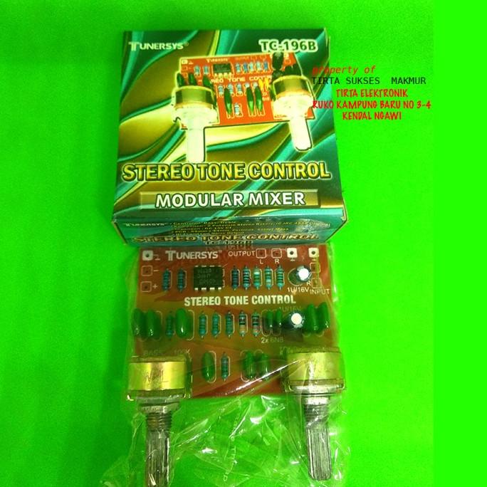 #####] Stereo Tone Control Master Bass Treble By Tunersys TC196B