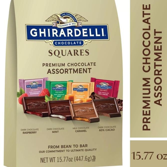 

monggo] Ghirardelli Premium Assortment Chocolate Squares - 15.77oz 447.6 gr