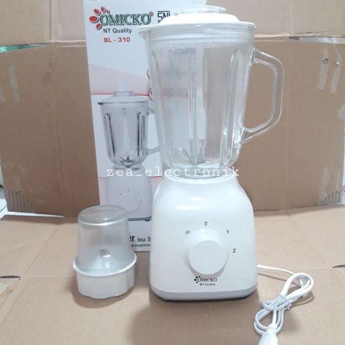 *#*#*#*#] BLENDER OMICKO BL-310 TABUNG KACA 1 LITER BERGARANSI