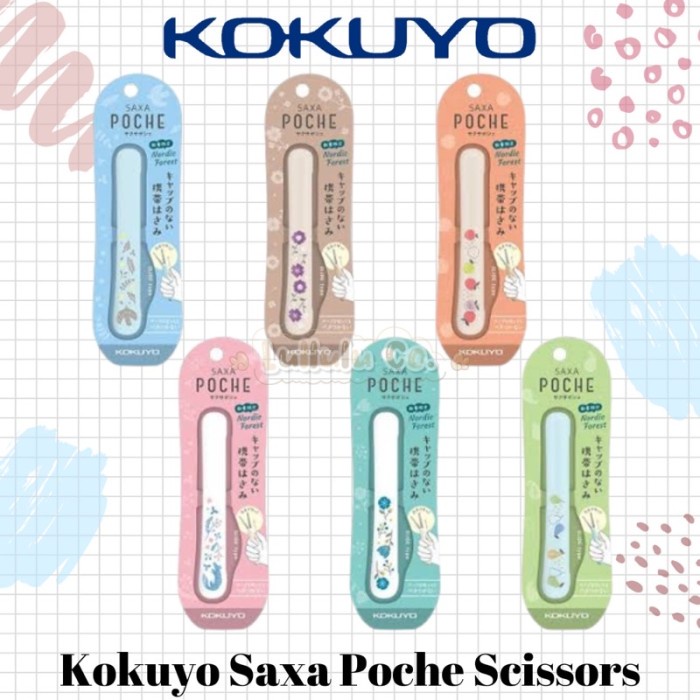 

Bestseller Kokuyo Saxa Poche Scissors Limited Edition / Gunting Lipat