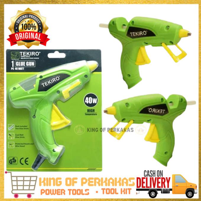 

Order Langsung!! TEKIRO LEM TEMBAK 40 WATT - GLUE GUN - LEM TEMBAK LILIN - PERKAKAS Kode 282