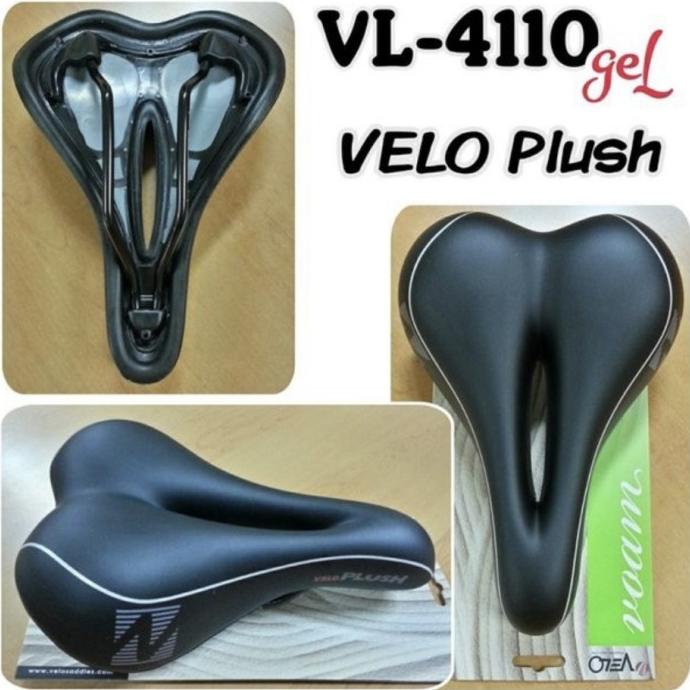 Fs Sadel Sepeda Empuk / Jok Sepeda Velo Gel Plush Vl 4110
