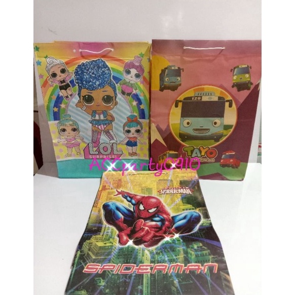 

Paling Popular Tas Kado / Tas Snack / Tas Kertas Ulang Tahun ( 23 x 30 Cm ) Pasti Murah