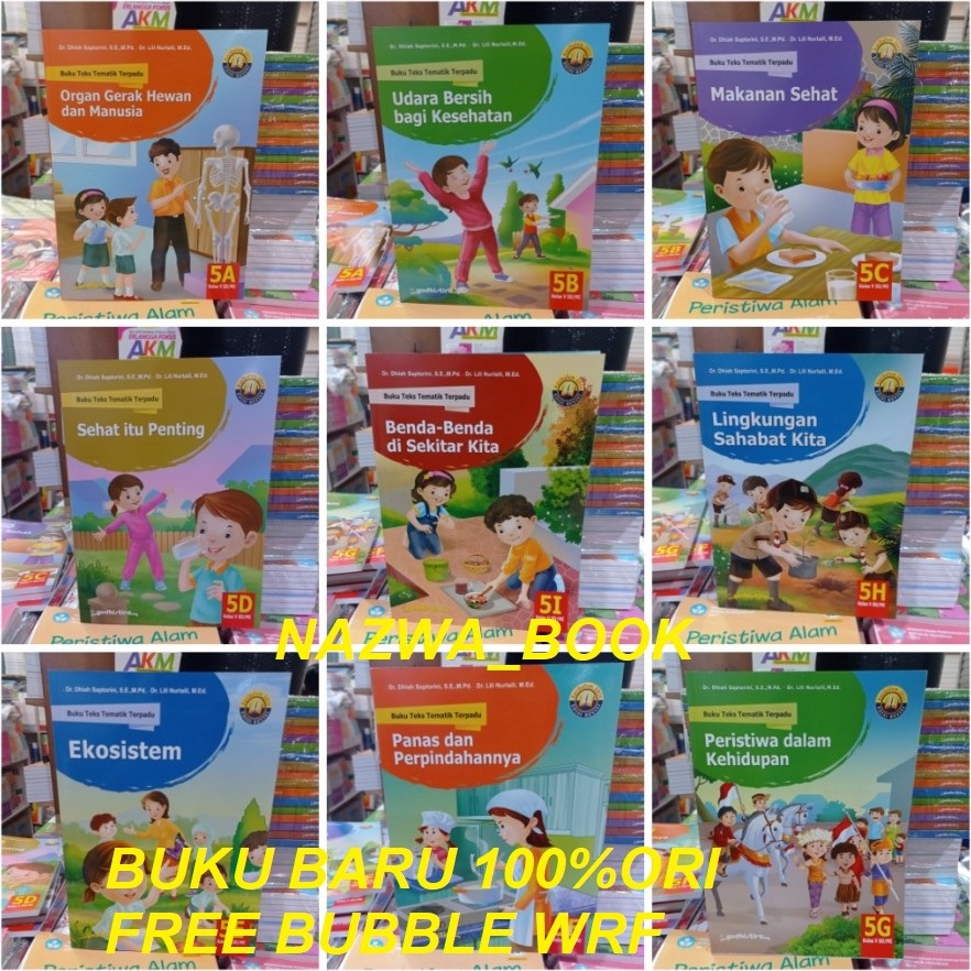 

[PRODUK DYRWM38] Buku Tematik Terpadu 5 A B C D E F G H I Kelas 5 SD/MI K13 -YUDHISTIRA Stok Banyak (⌒
