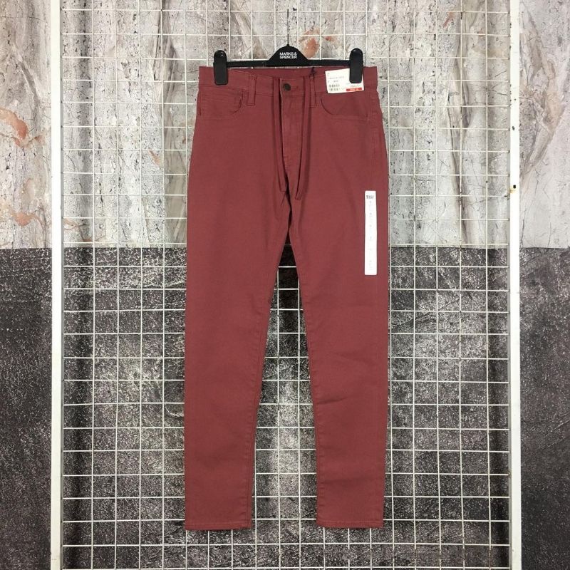 Celana Panjang Pria Chino Slimfit Branded Original Uniqlo Chinos Pants BNWT . SDA CB1 Second Bekas P