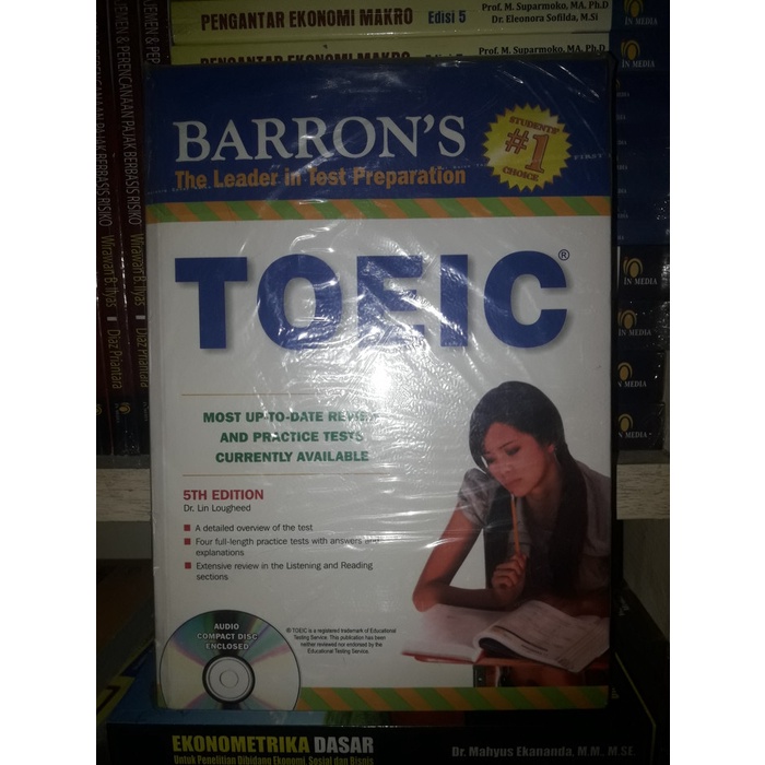 Bestseller Barron'S Toeic 5Th Edition (Plus 4 Cd Audio) (Asli)