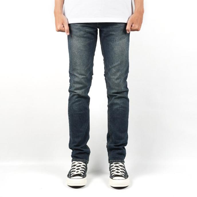 Eastwood Denim Pants Dark Blue Whisker